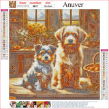 Anuver Full Diamond Painting kit - Dog