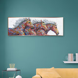 Full Large Diamond Painting kit - Galloping horses