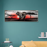 Full Large Diamond Painting kit - Wild elephant