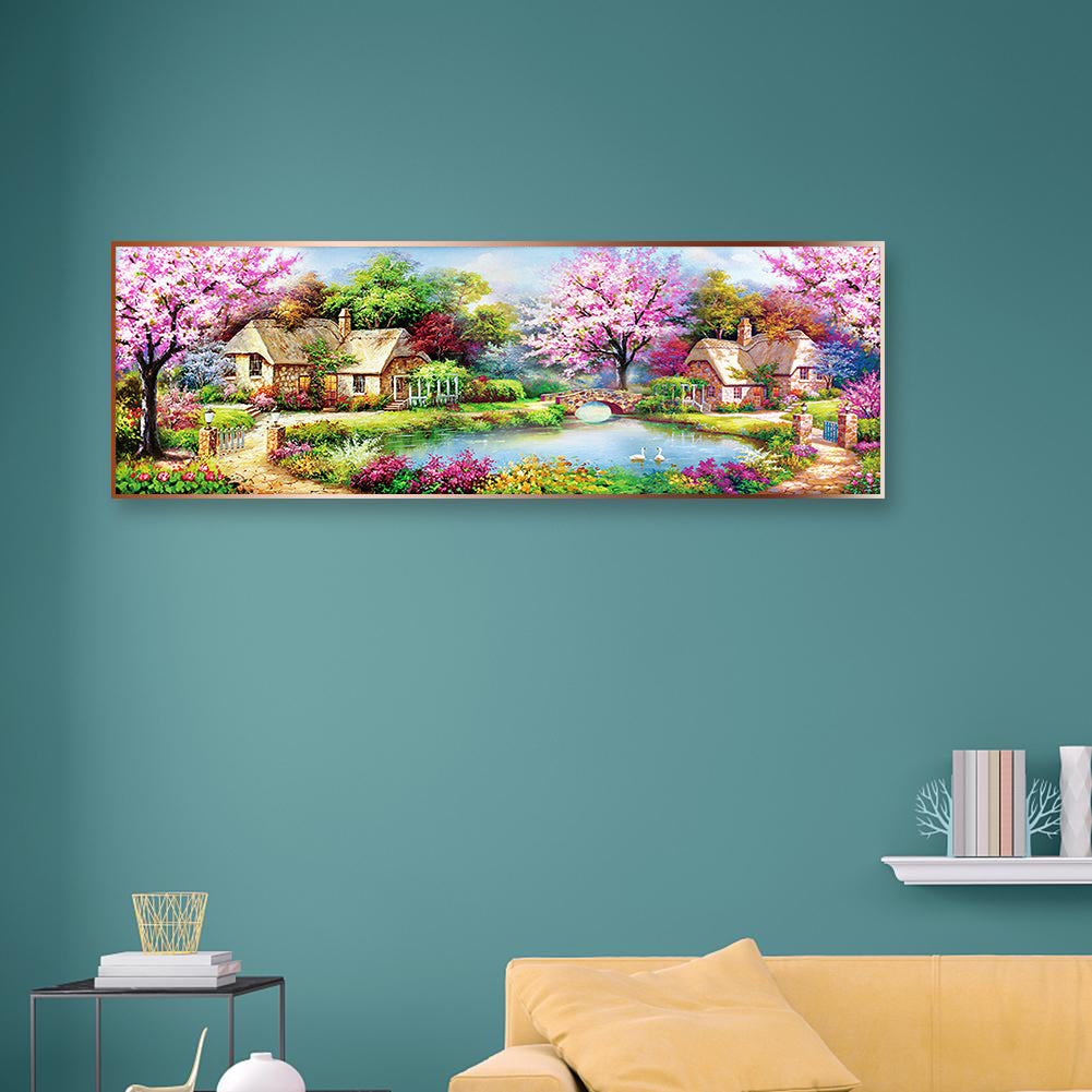 Full Large Diamond Painting kit - Beautiful scenery in spring