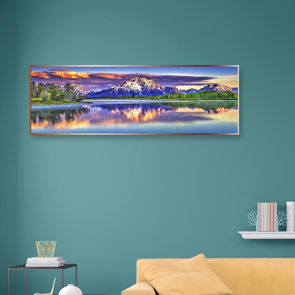 Full Large Diamond Painting kit - Mountain and lake