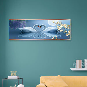 Full Large Diamond Painting kit - Swans