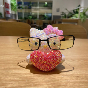 DIY Heart Hello Kitty (with glue tools)