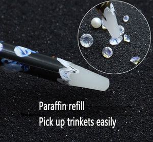 DIY point drill pen nail art crayon
