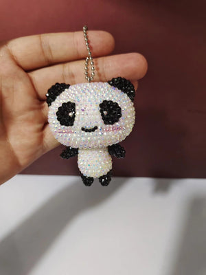 DIY Panda Keychain (with glue tools)