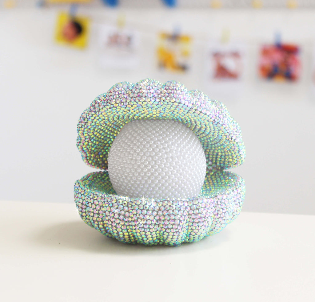DIY glowing doll - Lighted Big Pearl Shell Oyster  (with glue tools)