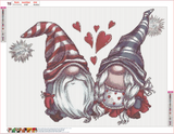 Full Diamond Painting kit - Christmas Gnomes for Christmas
