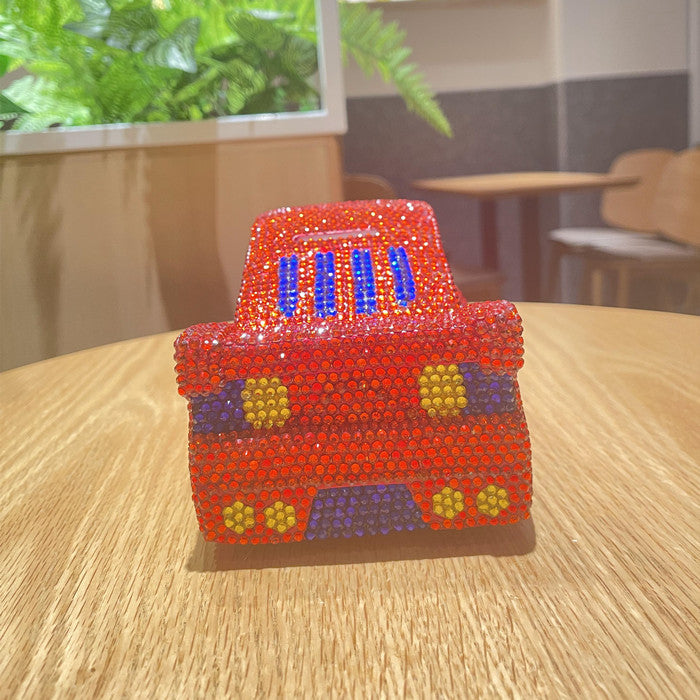 DIY Red racing car (with glue tools)