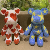 DIY Heart Pentagram shape Popobe bear  (with glue tools)
