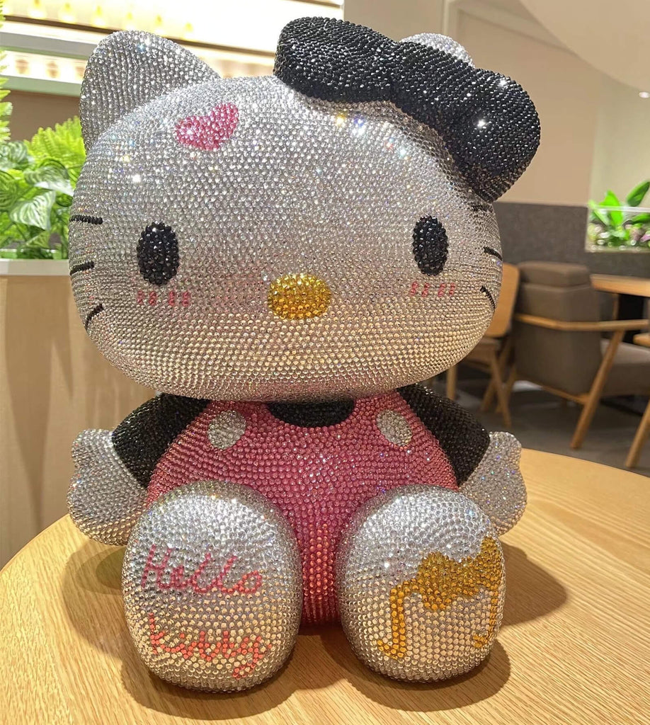 DIY Oversized 40cm Black Hello Kitty  (with glue tools)