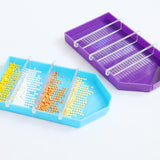 Slot multifunctional storage box split drill plate - Hibah-Diamond painting art studio