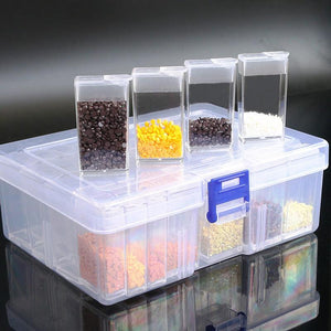 Slots Bottles Diamond Painting Storage Box (Give stickers free) - Hibah-Diamond painting art studio