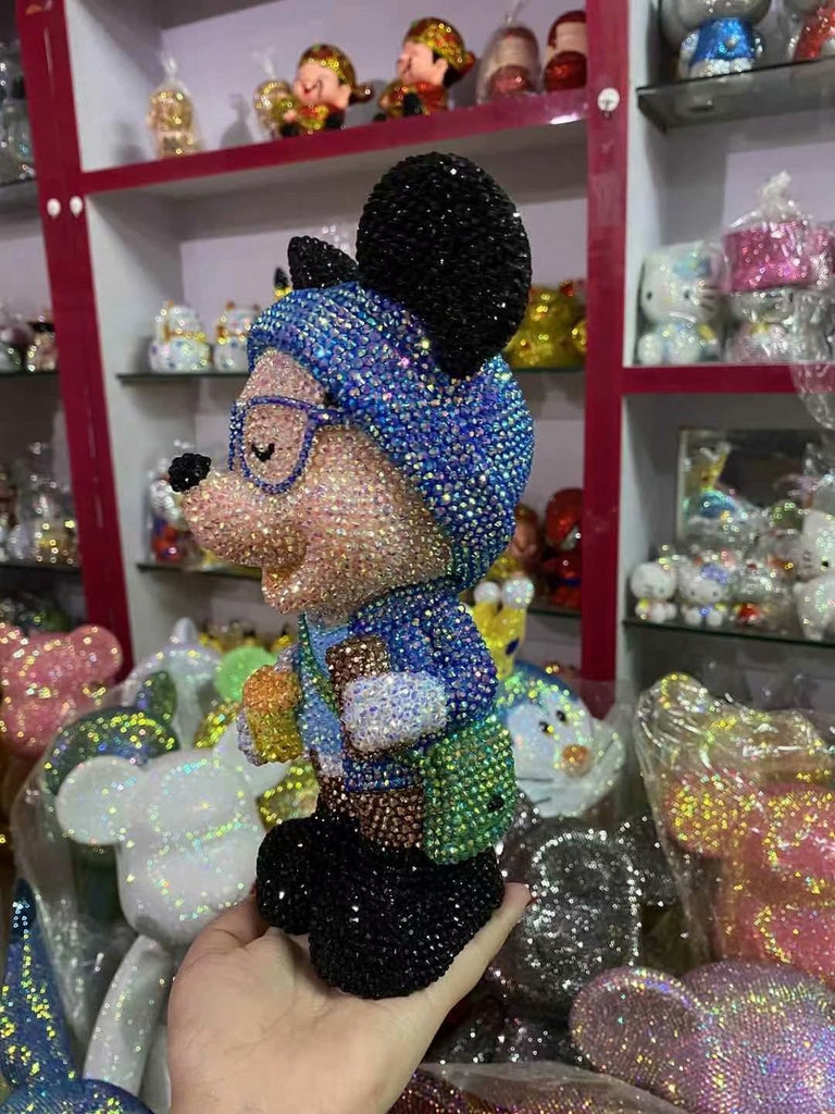 DIY Minnie Mickey with glasses  (with glue tools)