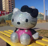 DIY Oversized 40cm Black Hello Kitty  (with glue tools)