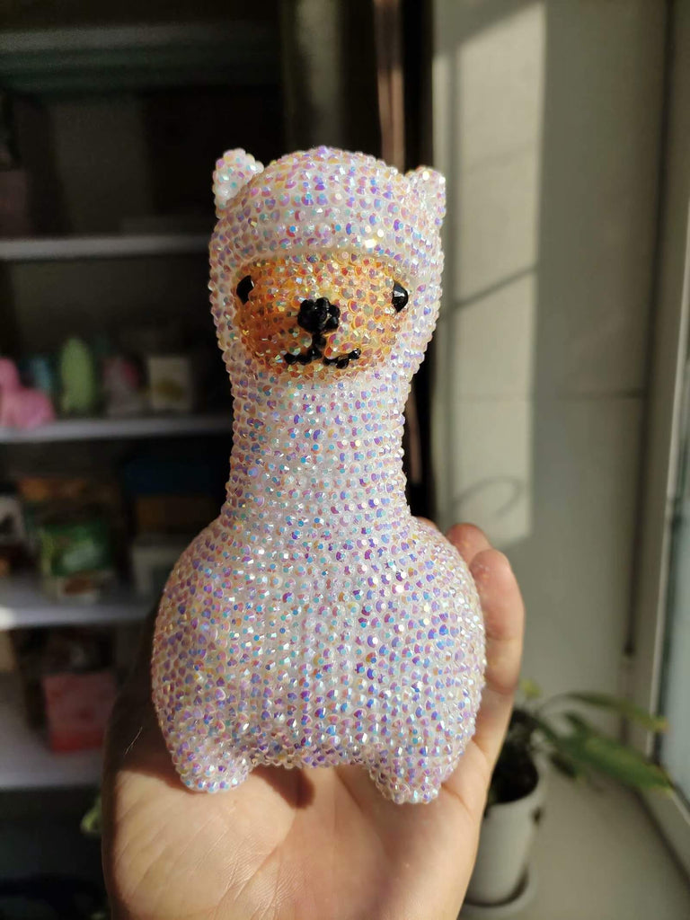 DIY glowing doll - Lighted Alpaca  (with glue tools)