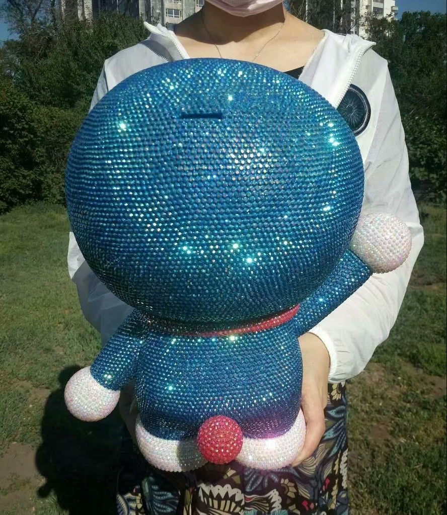DIY Fat Blue Doraemon  (with glue tools)