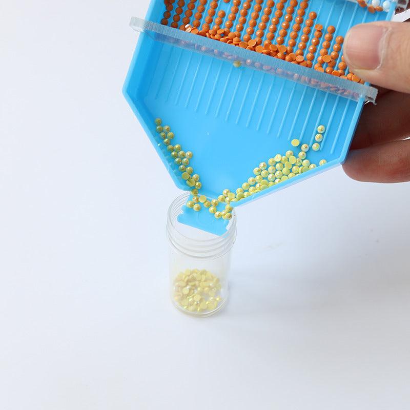 Slot multifunctional storage box split drill plate - Hibah-Diamond painting art studio