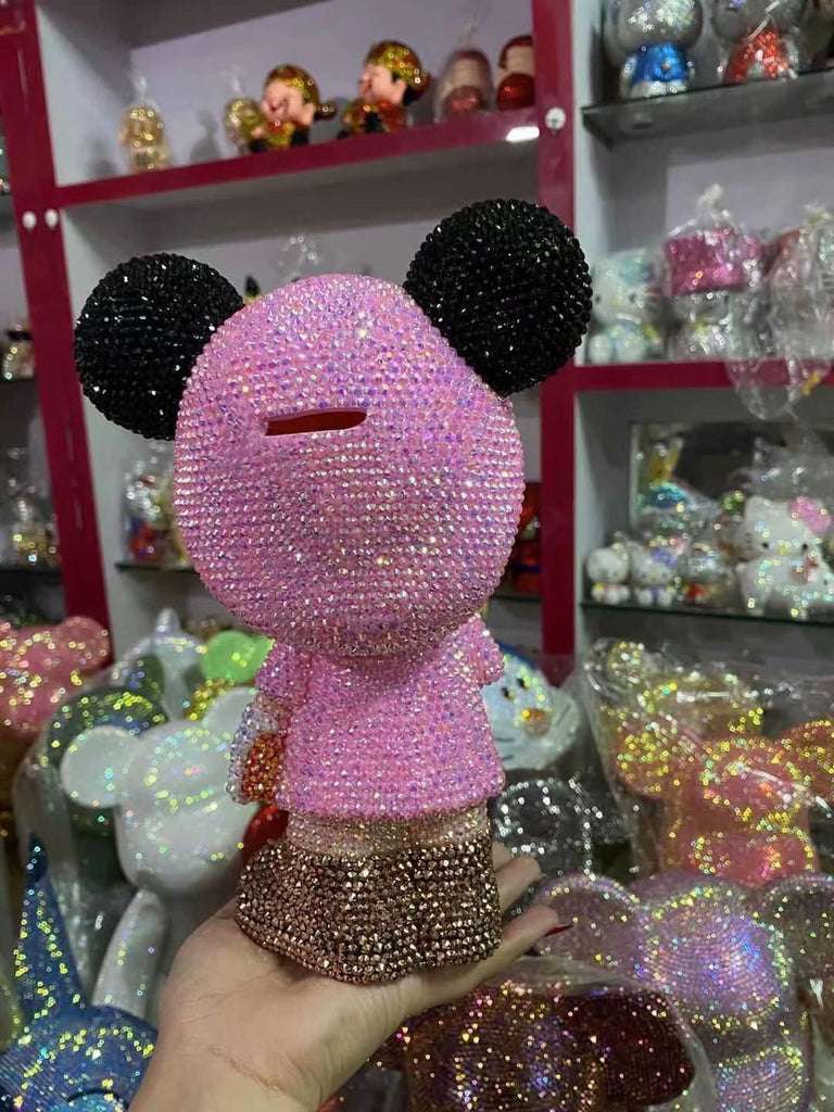 DIY Minnie Mickey with glasses  (with glue tools)