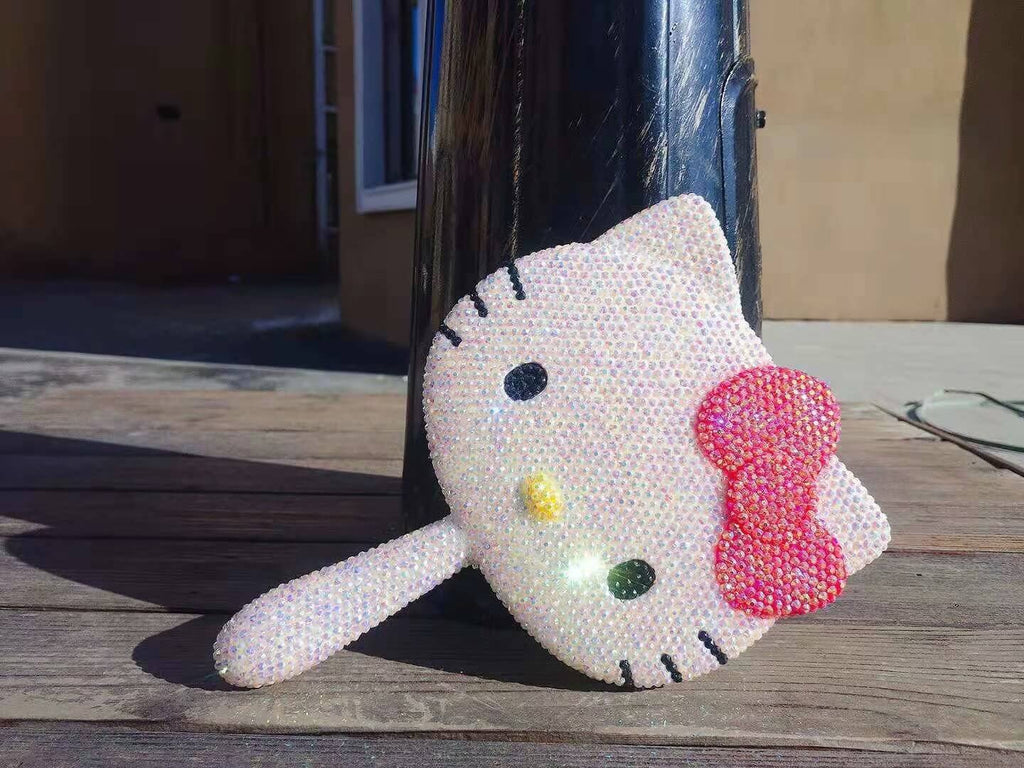 Handle Hello Kitty table mirror (with glue tools)