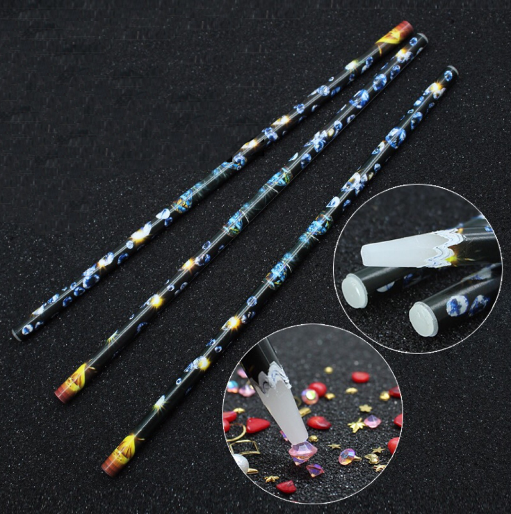 DIY point drill pen nail art crayon