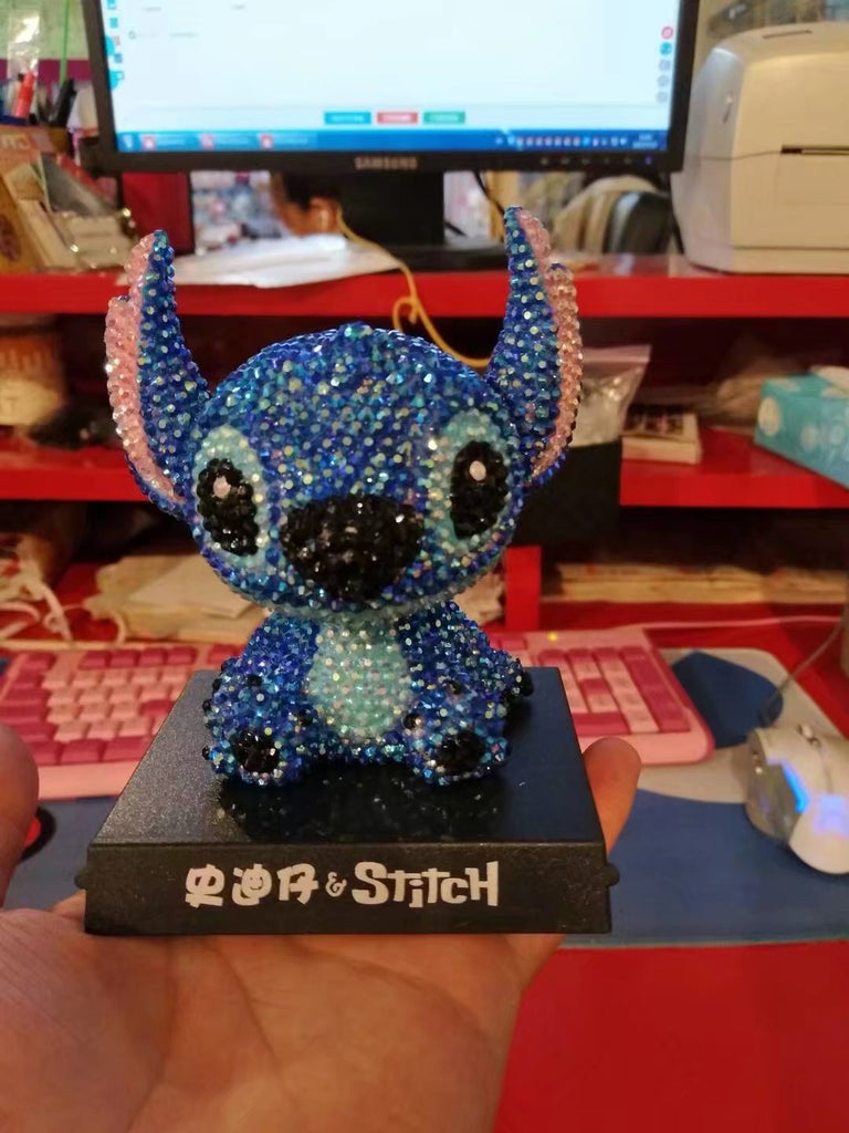 DIY Stitch car ornaments (with glue tools)