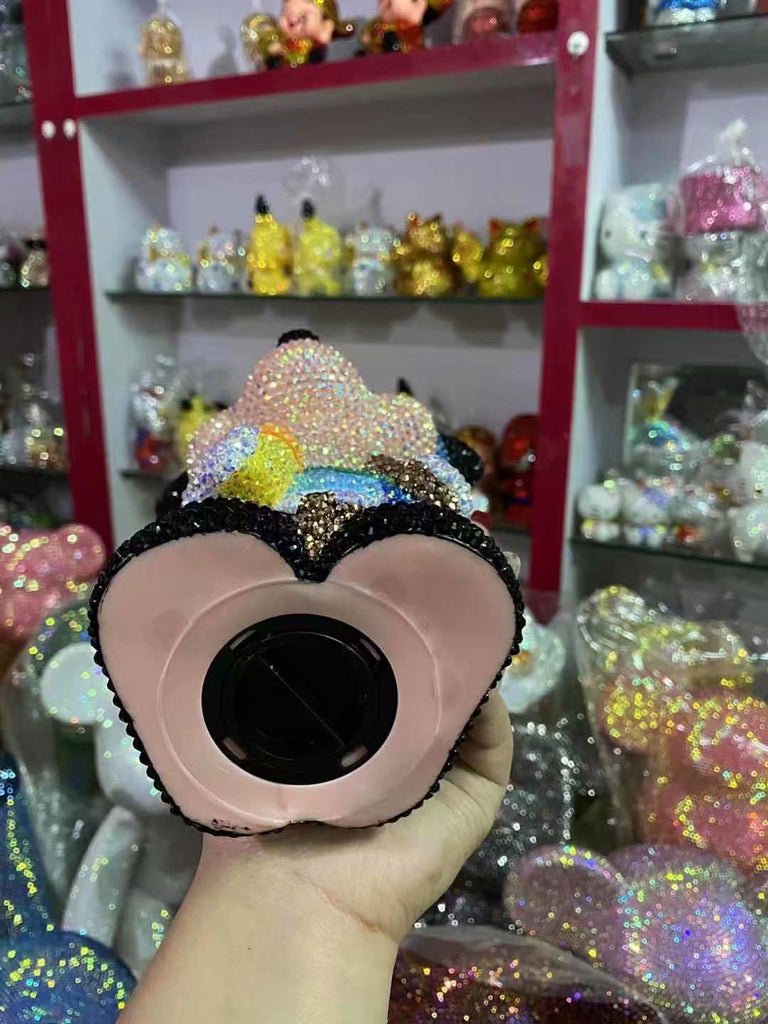 DIY Minnie Mickey with glasses  (with glue tools)