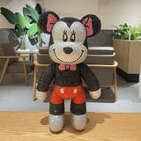 DIY Minnie Mickey Popobe bear  (with glue tools)