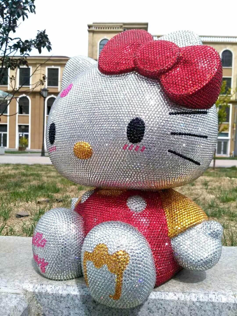 DIY Oversized 40cm Black Hello Kitty  (with glue tools)