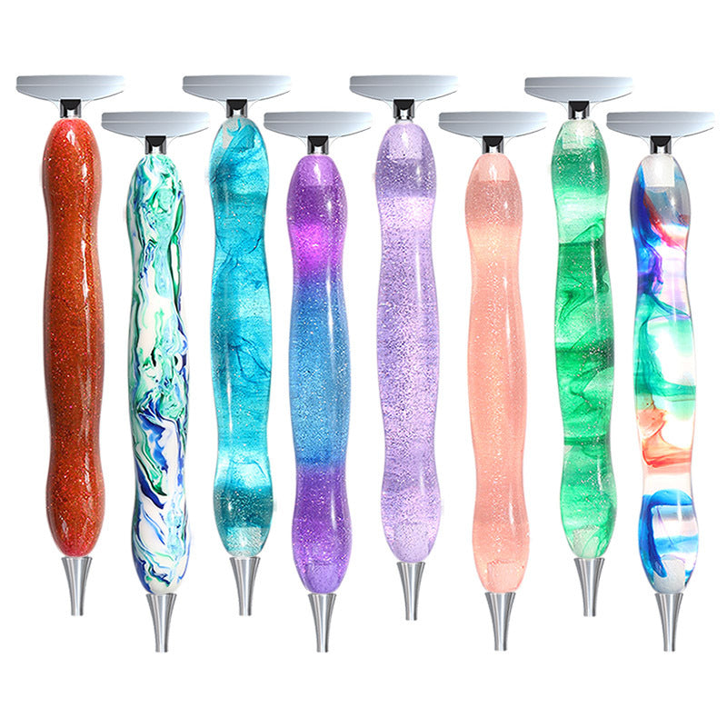 Resin Point Drill Pen Metal Alloy Pen Head Combination set