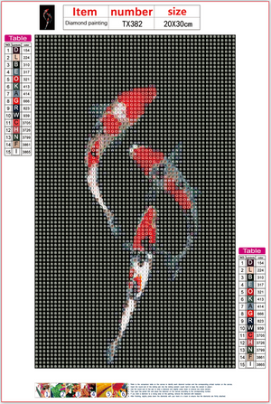 Full Diamond Painting kit - Koi fish