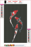 Full Diamond Painting kit - Koi fish