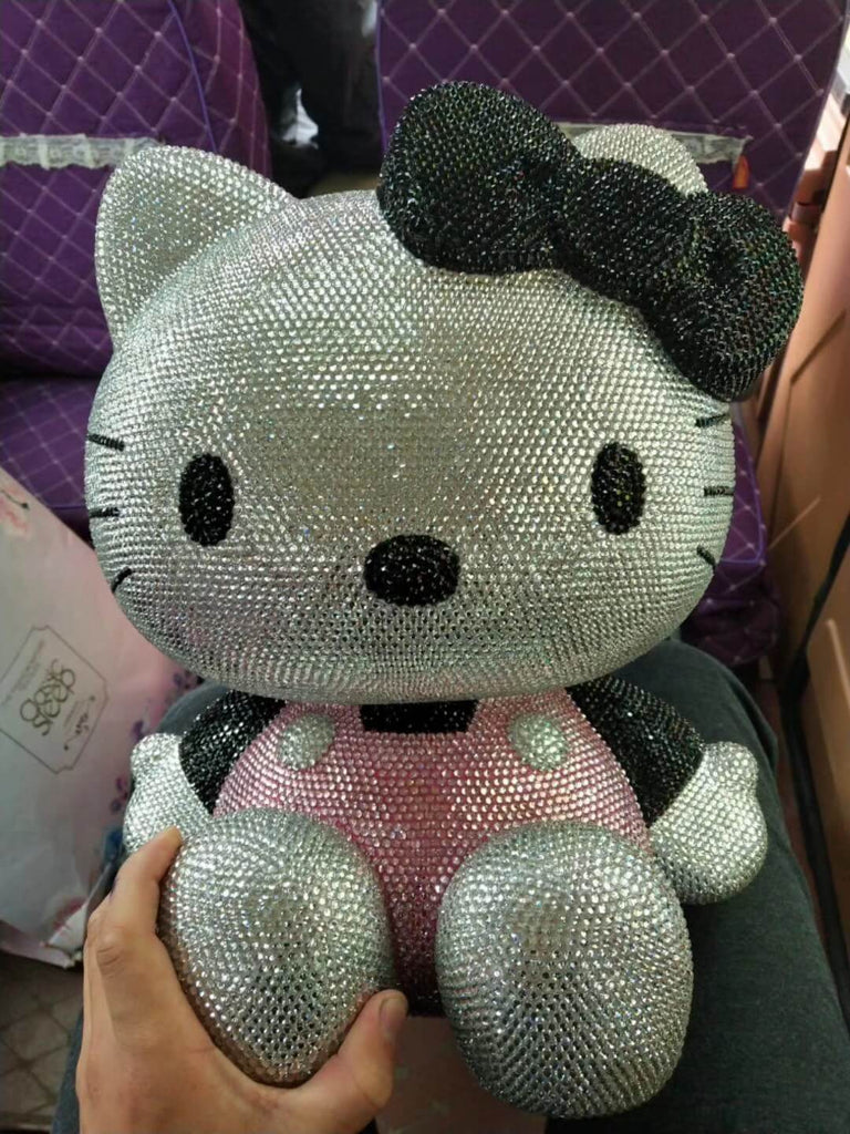 DIY Oversized 40cm Black Hello Kitty  (with glue tools)