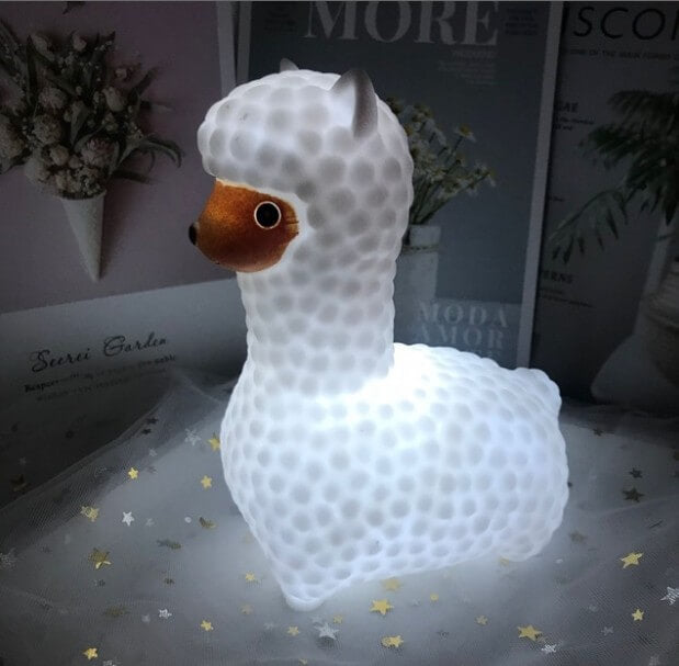 DIY glowing doll - Lighted Alpaca  (with glue tools)