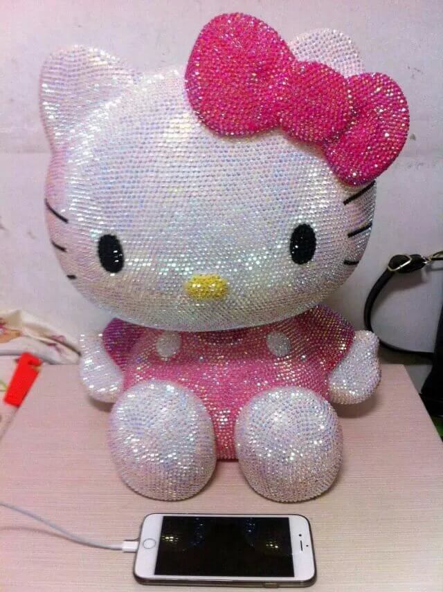 DIY Oversized 40 cm pink Hello Kitty  (with glue tools)