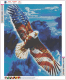 Full Diamond Painting kit - Eagle flying
