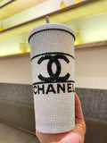 DIY Large capacity straw cup  (with glue tools)- CHANEL