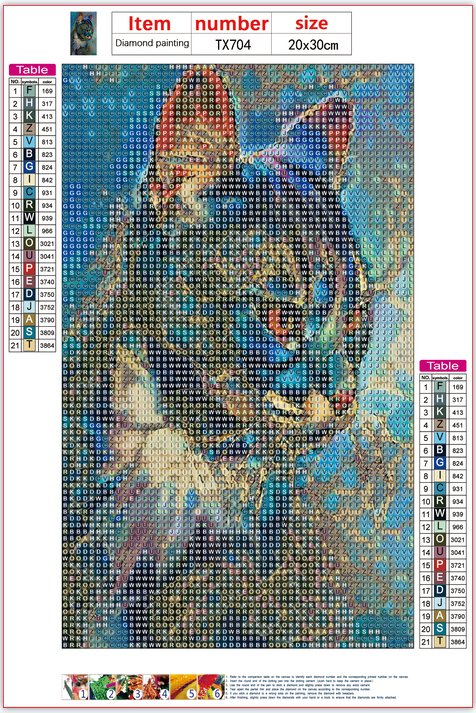 Full Diamond Painting kit -  Cat