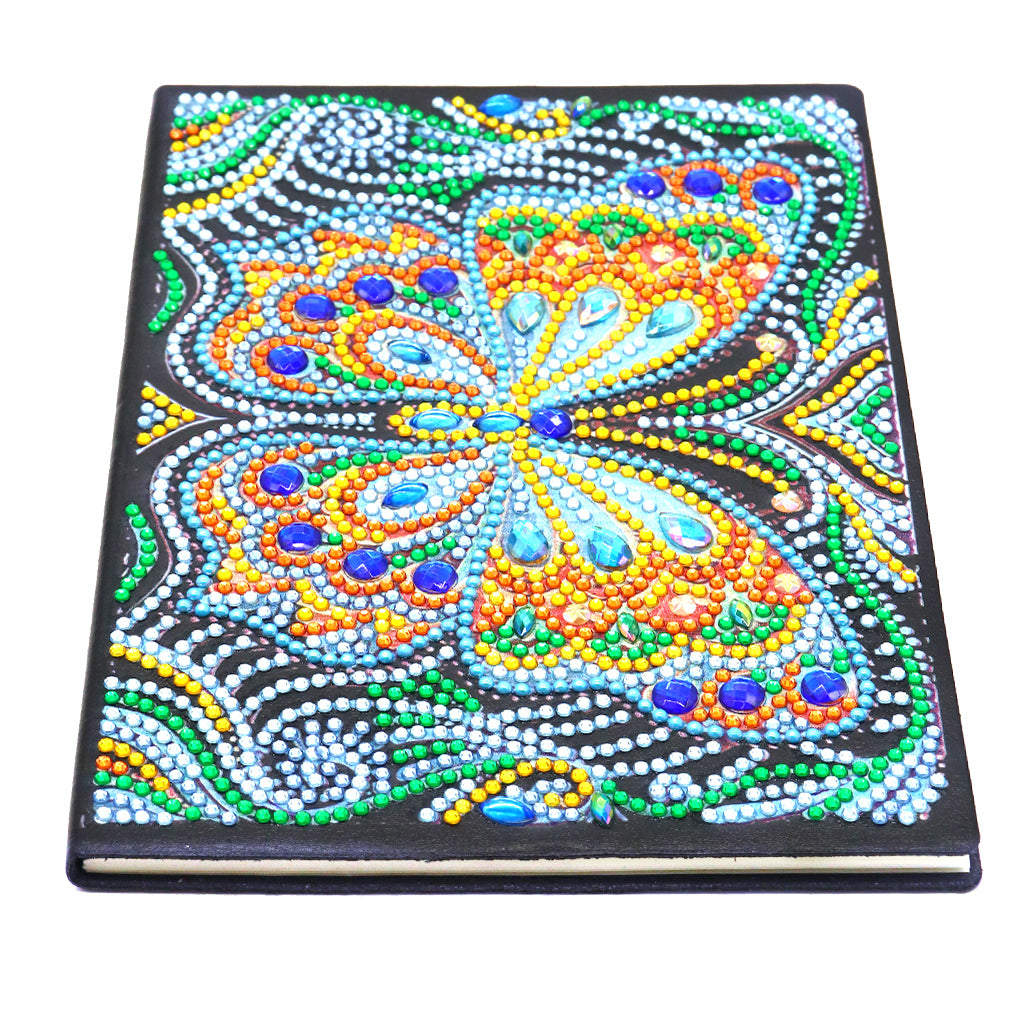 DIY Diamond Painting Notebook - Butterfly (No lines)