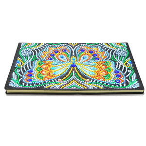 DIY Diamond Painting Notebook - Butterfly (No lines)