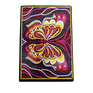 DIY Diamond Painting Notebook - Butterfly (No lines)