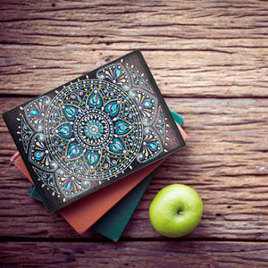 DIY Diamond Painting Notebook - Mandala (With lines)