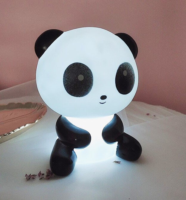 DIY glowing doll - Lighted panda  (with glue tools)
