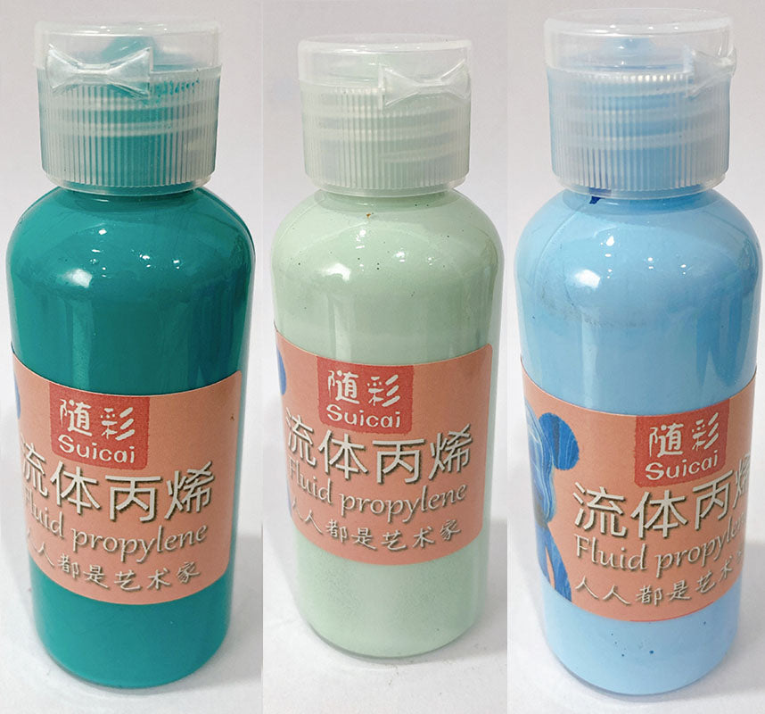 Fluid painting Popobe bear