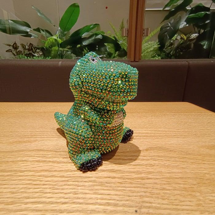 11cm high DIY dinosaur  (with glue tools) - Hibah-Diamond painting art studio