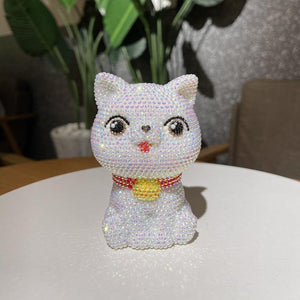 11cm high DIY kitten and puppy (with glue tools) - Hibah-Diamond painting art studio