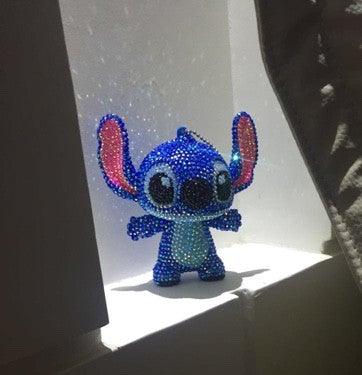 11cm high DIY Stitch Keychain  (with glue tools) - Hibah-Diamond painting art studio