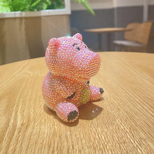 11cm high small piggy (with glue tools) - Hibah-Diamond painting art studio