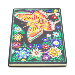DIY Diamond Painting Notebook - Butterfly (No lines)