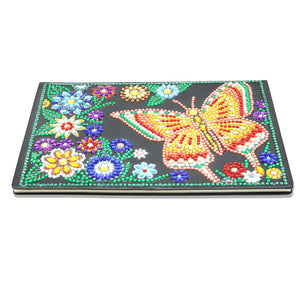 DIY Diamond Painting Notebook - Butterfly (No lines)