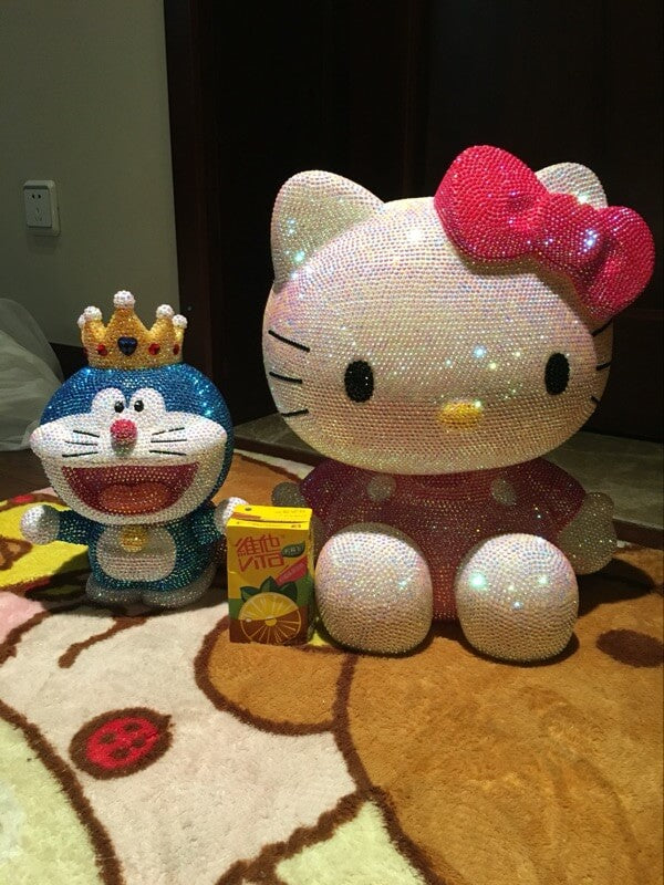 DIY Oversized 40 cm pink Hello Kitty  (with glue tools)